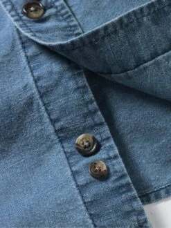 Viel-Flachs-Jeanshemd -Modekleidung Geschäft EC10 4927 DH