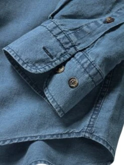 Viel-Flachs-Jeanshemd -Modekleidung Geschäft EC10 4927 DI