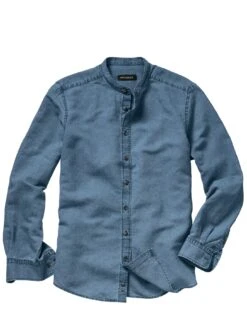 Viel-Flachs-Jeanshemd -Modekleidung Geschäft EC10 4927 FA