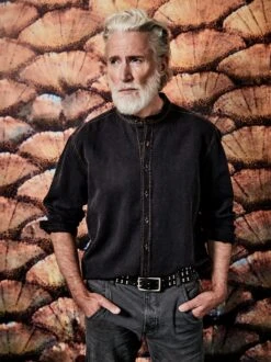 Viel-Flachs-Jeanshemd -Modekleidung Geschäft EC10 7472 DF 1