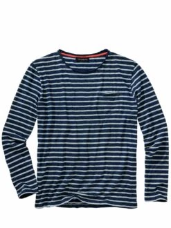 Indigolover-Longsleeve -Modekleidung Geschäft EC23 6220 FA 1