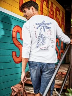 Tiger-Longsleeve -Modekleidung Geschäft EC23 6352 DF