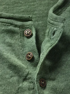 Gehaltvolles Leinenhenley -Modekleidung Geschäft EC23 6483 DH 1