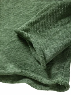 Gehaltvolles Leinenhenley -Modekleidung Geschäft EC23 6483 DI