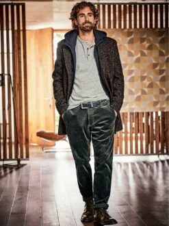 Flausen-Henley -Modekleidung Geschäft EC23 7493 DC