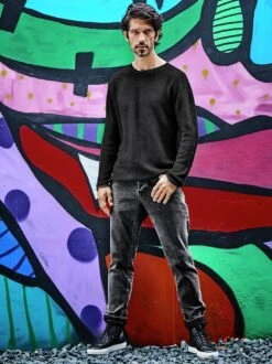 Schmirgel-Pullover 39 Schmirgel-Pullover -Modekleidung Geschäft EC23 7518 DF