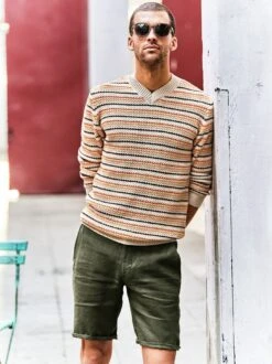 Bienenwaben-Pullover -Modekleidung Geschäft EC23 7675 DF 1