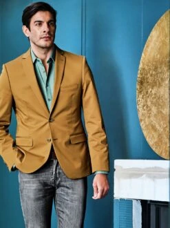 Signature-Anzugsakko Gold Nugget -Modekleidung Geschäft EC24 6020 DE 1