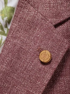 Toskana-Leinenanzugsakko -Modekleidung Geschäft EC24 6197 DG