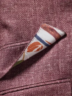 Toskana-Leinenanzugsakko -Modekleidung Geschäft EC24 6197 DI