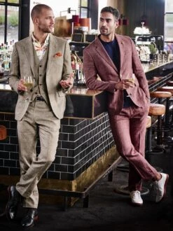 Toskana-Leinenanzughose -Modekleidung Geschäft EC24 6199 DE 1