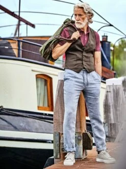 Hitzesieger-Leinenhose -Modekleidung Geschäft EC24 6281 DF