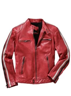 Scuderia-Lederjacke -Modekleidung Geschäft EC24 6303 FA 1