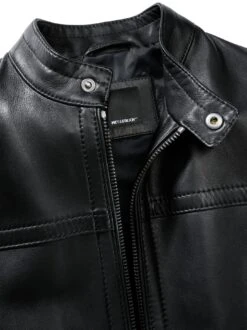 Ungekünstelte Lederjacke -Modekleidung Geschäft EC24 6309 DG 1