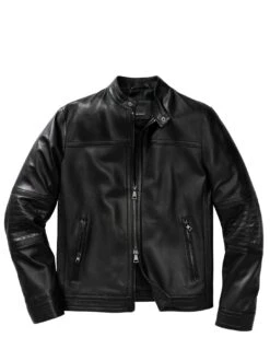 Ungekünstelte Lederjacke -Modekleidung Geschäft EC24 6309 FA 1