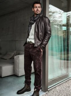 Exklusiver Lederblouson 28 Exklusiver Lederblouson -Modekleidung Geschäft EC24 6312 DD 1