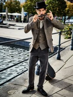 Leinenweste Lusebastian -Modekleidung Geschäft EC24 6477 DE