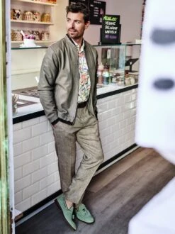 Auf-Messers-Schneide-Blouson -Modekleidung Geschäft EC24 6510 DF 1