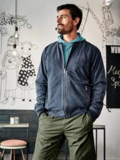 Perforierter Lederblouson -Modekleidung Geschäft EC24 6517 DF 1