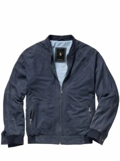 Perforierter Lederblouson