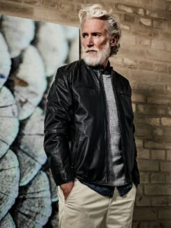 Luft-und-Leder-Blouson -Modekleidung Geschäft EC24 6520 DF 1