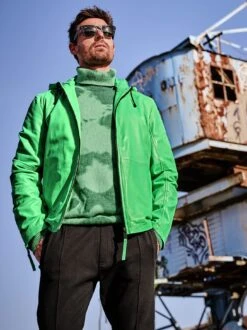 Statement-Lederjacke -Modekleidung Geschäft EC24 6522 DF