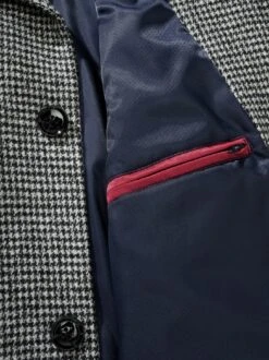 Houndstooth-Mantel -Modekleidung Geschäft EC24 6647 DJ 1