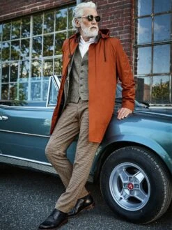 Schulterblick-Mantel -Modekleidung Geschäft EC24 6657 DD 1