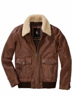 Auf-Achse-Lederjacke