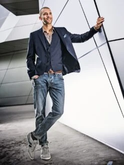 Power Move-Anzugsakko -Modekleidung Geschäft EC24 6738 DF