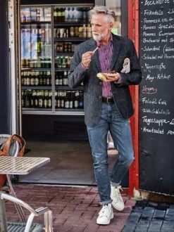 Bravo-Denimsakko -Modekleidung Geschäft EC24 6756 DD 1