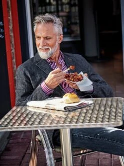 Bravo-Denimsakko -Modekleidung Geschäft EC24 6756 DF 1