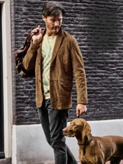 Boheme-Ledersakko -Modekleidung Geschäft EC24 6815 DF