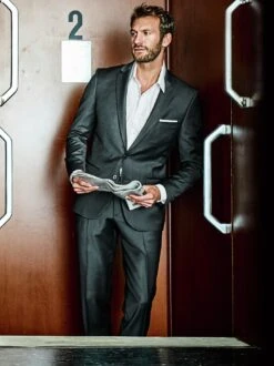 Große-Ganze-Anzughose -Modekleidung Geschäft EC24 6909 DF 1