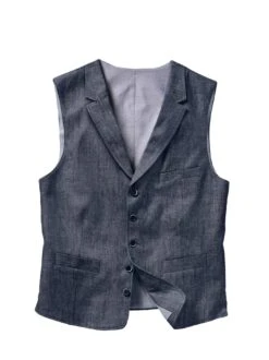 Denim-Weste