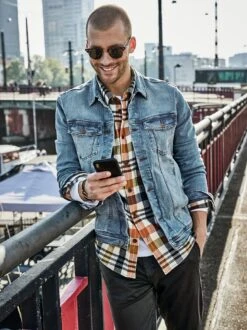 Jeansjacke Aqua -Modekleidung Geschäft EC24 6944 DF 1