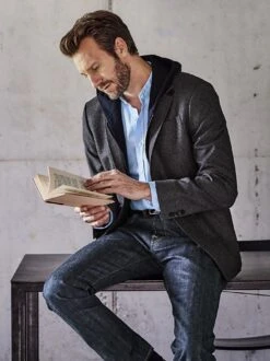 Lebenslänglich-Sakko -Modekleidung Geschäft EC24 6946 DF