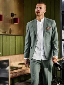 Rauchsalbei-Anzugsakko -Modekleidung Geschäft EC24 6958 DF 1