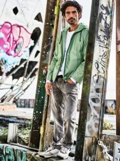 Statement-Lederjacke -Modekleidung Geschäft EC24 7099 DF