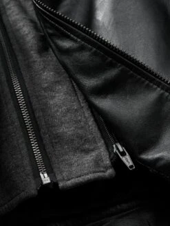 Momentum-Lederjacke -Modekleidung Geschäft EC24 7140 DH