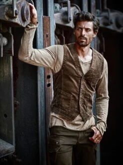 Lohntüten-Weste -Modekleidung Geschäft EC24 7356 DE