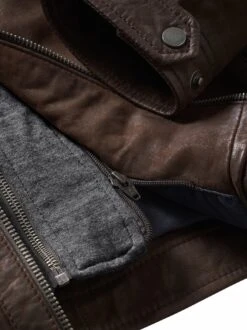 Hausboot-Lederjacke -Modekleidung Geschäft EC24 7667 DH