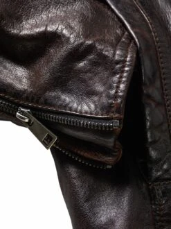 Hausboot-Lederjacke -Modekleidung Geschäft EC24 7667 DI