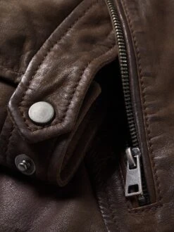 Hausboot-Lederjacke -Modekleidung Geschäft EC24 7667 DJ