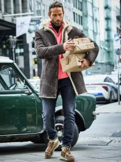 Lammfellmantel -Modekleidung Geschäft EC24 7697 DC 1