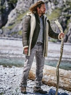 Lammfellmantel -Modekleidung Geschäft EC24 7697 DE 1