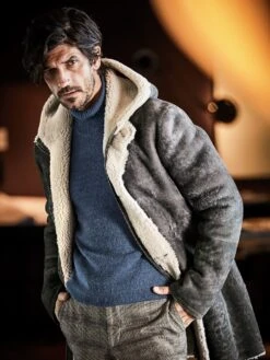 Lammfellmantel -Modekleidung Geschäft EC24 7697 DF