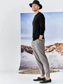 Bundfaltenhose 3.0 -Modekleidung Geschäft EC24 7828 DD