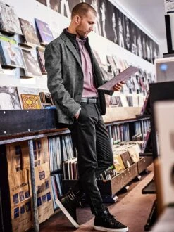 High Top Sneaker -Modekleidung Geschäft EC25 7870 DF