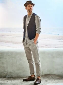 Leder-Trilby -Modekleidung Geschäft EC29 7134 DF